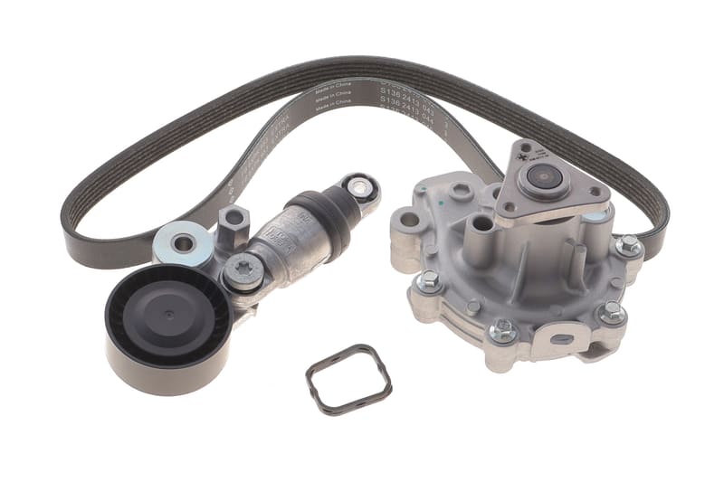Комплект ременя генератора + помпа Mazda 2/3 1.5 13- (6PK953) INA