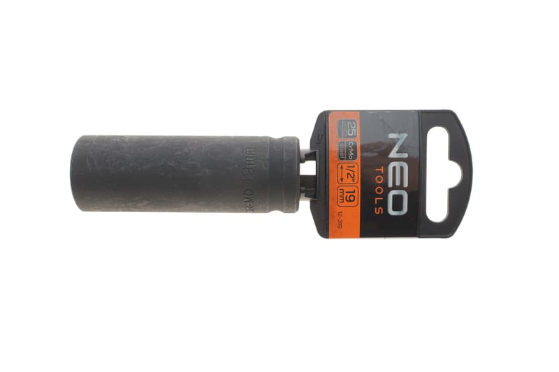 Головка торцевая ударная 1/2" 19 мм Long 78 мм NEO TOOLS