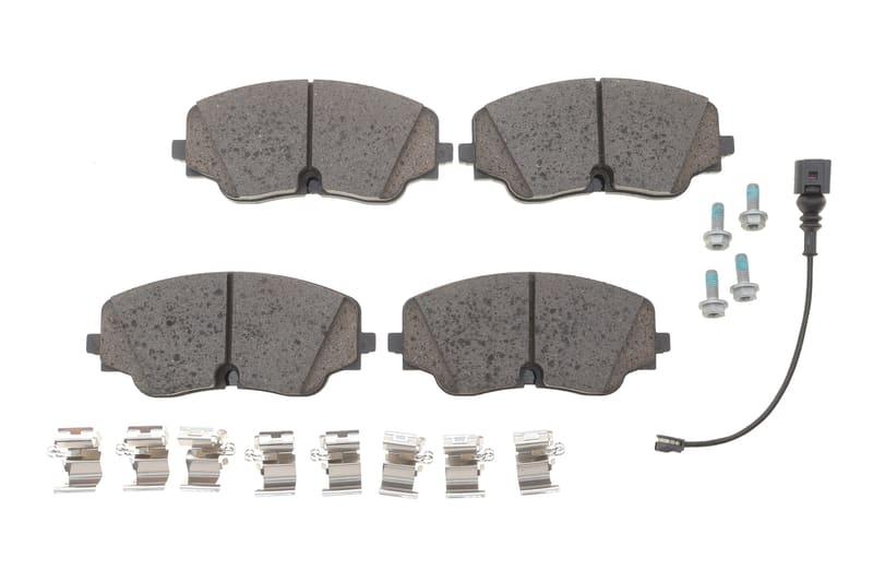 Колодки гальмівні (передні) Audi A3 20-/VW Golf VIII 19-/Tiguan/Arteon 20- (+датчик) BOSCH