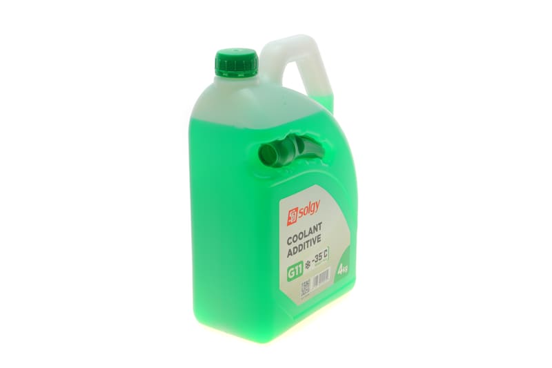 Антифриз (зелений) G11 (4kg) (-35°) (готовий до застосування) SOLGY