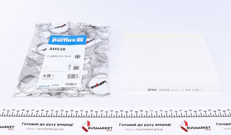 Фильтр салона Hyundai Accent/Solaris 1.4/1.6 10-/Kia Rio III 11- PURFLUX