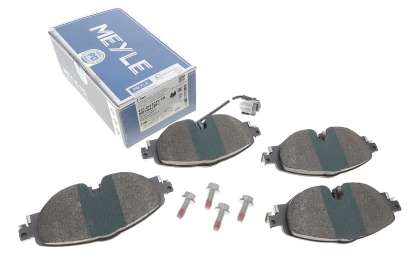 Колодки гальмівні (передні) VW Caddy IV/Golf VII/Passat B8/Skoda Octavia/Seat Leon 12- (з датчиком) MEYLE
