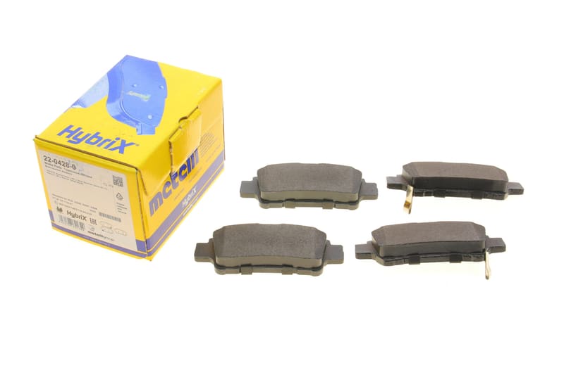 Колодки тормозные (задние) Toyota Avensis/ Previa 2.0/2.0D 01-09 METELLI