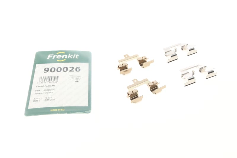 (к-кт) Планка суппорта (заднего) прижимная Renault Koleos 09-/Nissan Qashqai/X-Trail 07-13 (Akebono) FRENKIT