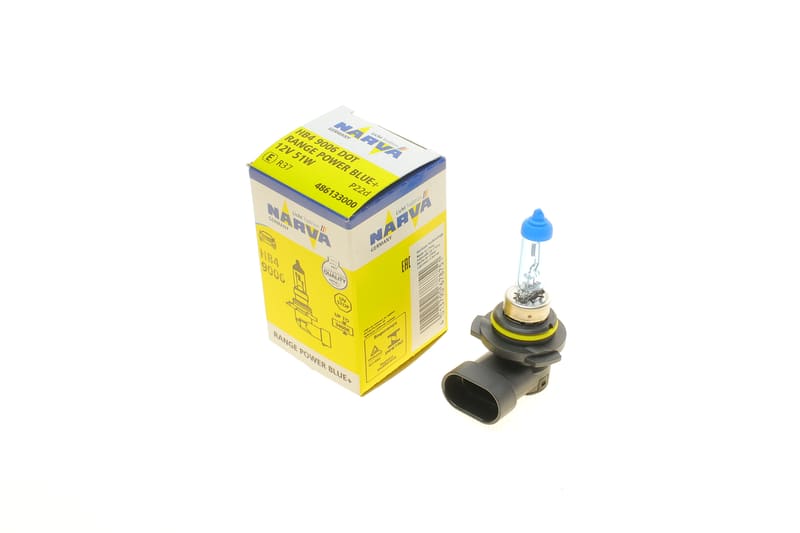 Автолампа HB4/9006 12V 55W P22d Range Power Blue + (3700K) NARVA