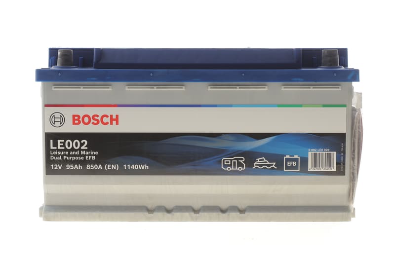 Акумуляторна батарея 95Ah/850A (353x175x190/+R/B13) (Dual Purpose EFB) BOSCH