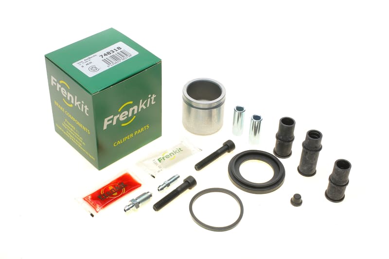 Ремкомплект супорта (переднього) VW Golf II 93- (d=48mm)(Ate)(+1 поршень/направляюча) SuperKit FRENKIT