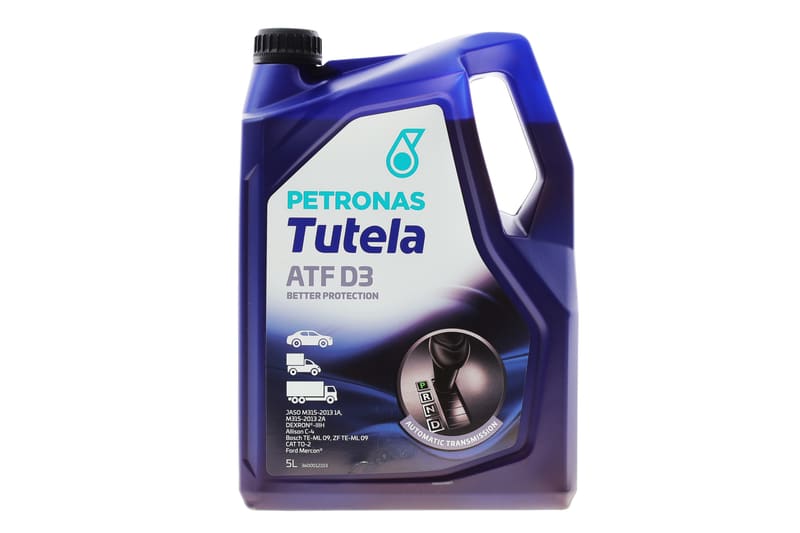 Масло TUTELA ATF D3 (5L) (GM Dexron III-H/Dexron III-G/Allison C4/Ford Mercon) PETRONAS
