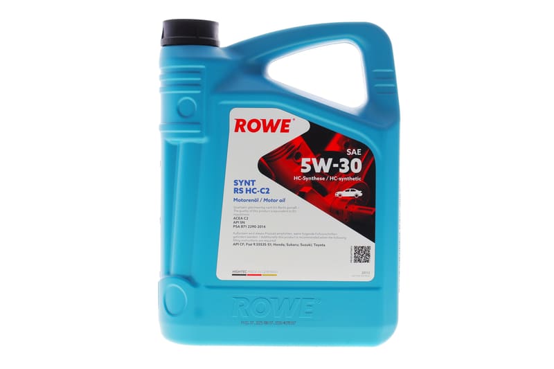 Олива 5W30 HIGHTEC SYNT RS HC-C2 (4L) (PSA B71 2290-2014/Fiat 9.55535-S1/Honda) (ACEA C2) ROWE