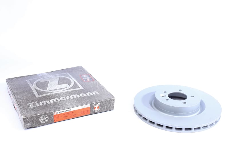 Диск тормозной (передний) Land Rover Discovery IV 09-/Range Rover Sport 09-13 (360x30)(с покр)(вент) ZIMMERMANN
