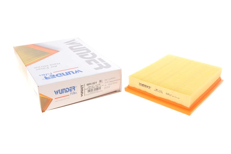Фільтр повітряний Citroen Xsara 1.4i 00-05/1.6i 00-10/Peugeot 206 1.4/1.6i 98-09 WUNDER FILTER
