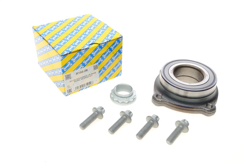 (к-кт) Подшипник ступицы (задней) BMW 5 (E39/Е60) 95-10 M47/M52/M54/M57/M62/S62/N47/N52 SNR