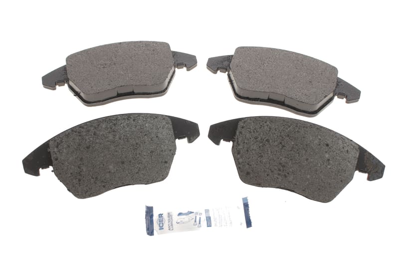Колодки тормозные (передние) Citroen C4 04-11/Peugeot 207/308 07-14/208 12-/307 03-09/3008 09-16 ICER