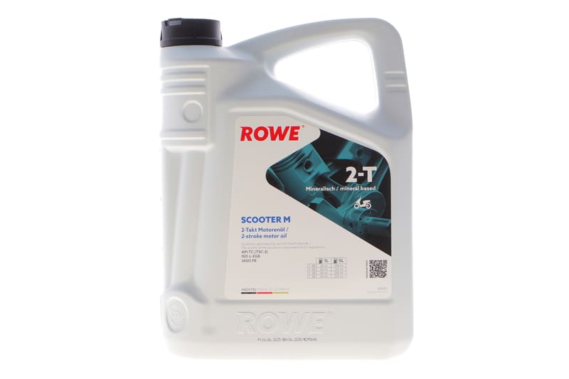 Олива HIGHTEC 2T SCOOTER M (5L) (ISO-L-EGB/JASO FB) (API TC (TSC-3) ROWE