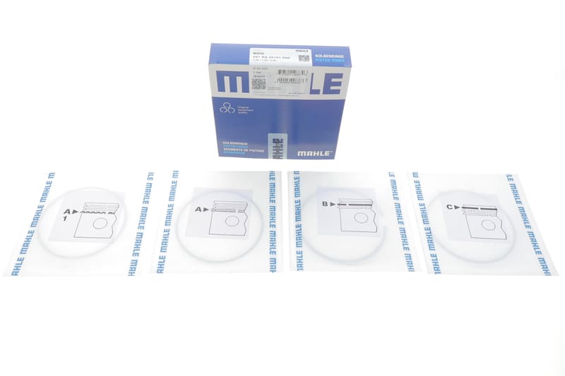 Кольца поршневые BMW 1/3/5 N40/42/45/46 1.6-2.0i (84.00mm/STD) (1.2-1.5-2) MAHLE