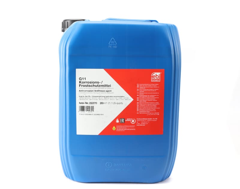 Антифриз (синий) G11 (20L) (MB325.0/325.2) (Концентрат) FEBI BILSTEIN