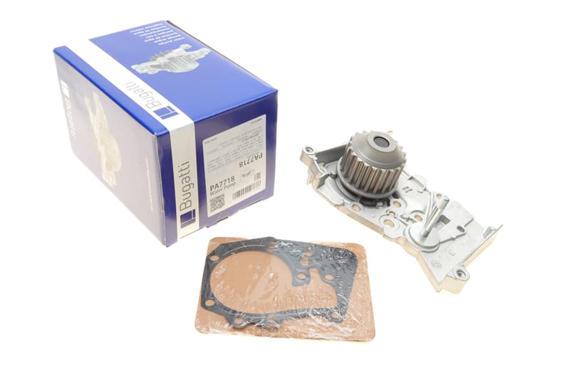 Помпа воды Renault Kangoo/Laguna/Megane/Scenic 1.4/1.6 97-08/Logan 14- (B/B)(8лоп) BUGATTI