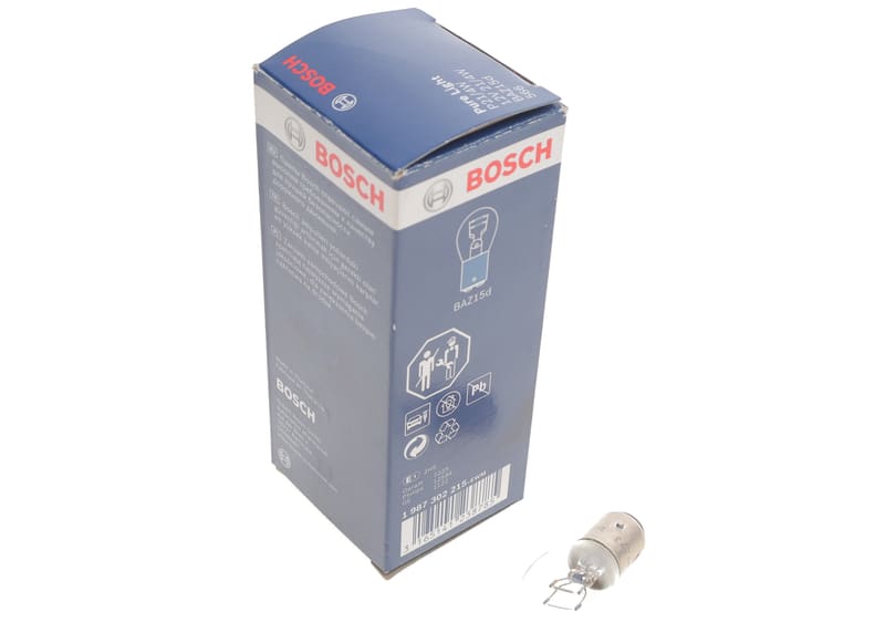 Автолампа P21/4W 12V 21/4W BAZ15d Pure Light (0.01 кг) BOSCH