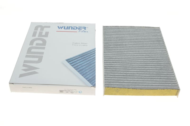 Фільтр салону Audi A6 1.8-2.8 (benzin)/1.9-2.5TDI -05 (вугільний) WUNDER FILTER