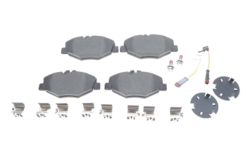 Колодки гальмівні (передні) MB E-class (W211) 02-09 (Bosch) Q+ (з датчиками) TEXTAR