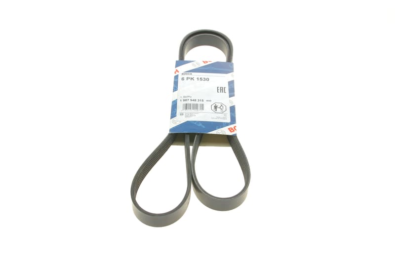 Ремінь генератора Fiat Doblo1.3-1.6 D 10-/Opel Astra F/Corsa B/Vectra B 1.4-1.8/ 94-03 (6PK1530) BOSCH