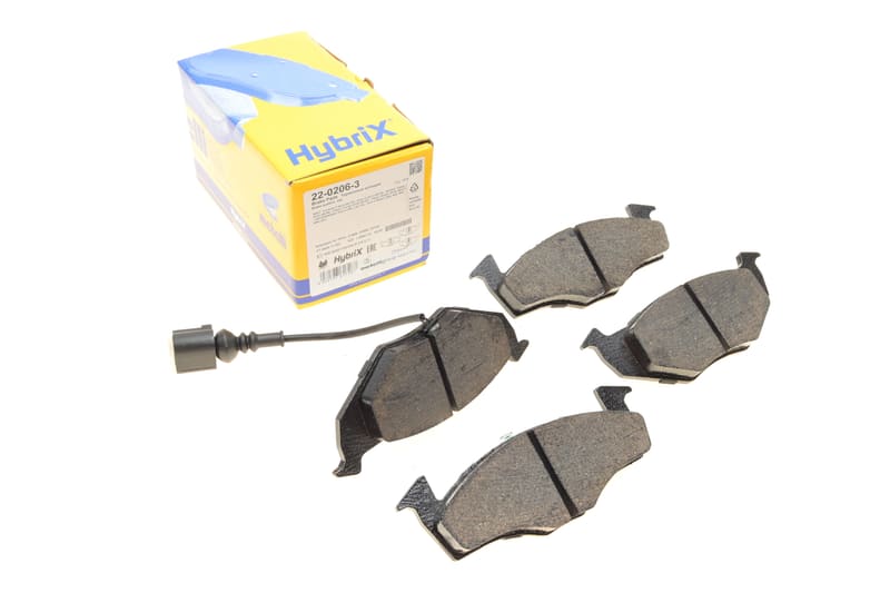 Колодки тормозные (передние) Skoda Fabia 99-14/Roomster 07-15/VW Polo III 01-12 (+датчик) METELLI