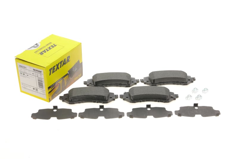 Колодки гальмівні (передні) Toyota Yaris 13- (Akebono) TEXTAR