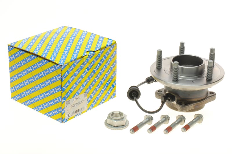 Підшипник маточини (задньої) Chevrolet Captiva 06- (к-кт) (+ABS) SNR