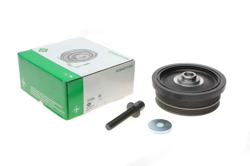 Шкив коленвала BMW 3 (E46/E90)/5 (E60)/X3 (E83) 01-11 (167x76.5) (4PK+6PK) (с болтом), N47/M47 INA