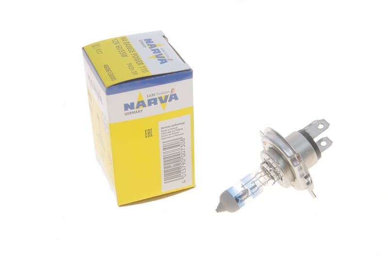 Автолампа H4 12V 60/55W P43t Range Power 110 NARVA