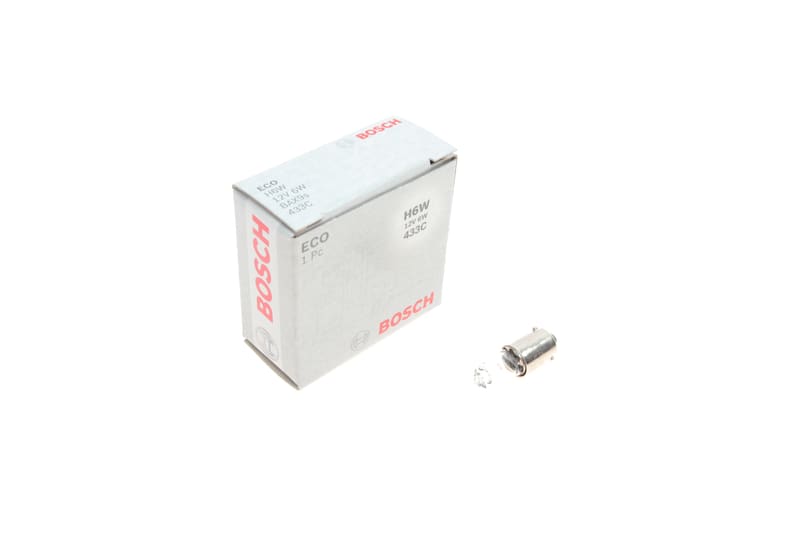 Автолампа H6W 12V 6W BAX9s ECO WS BOSCH