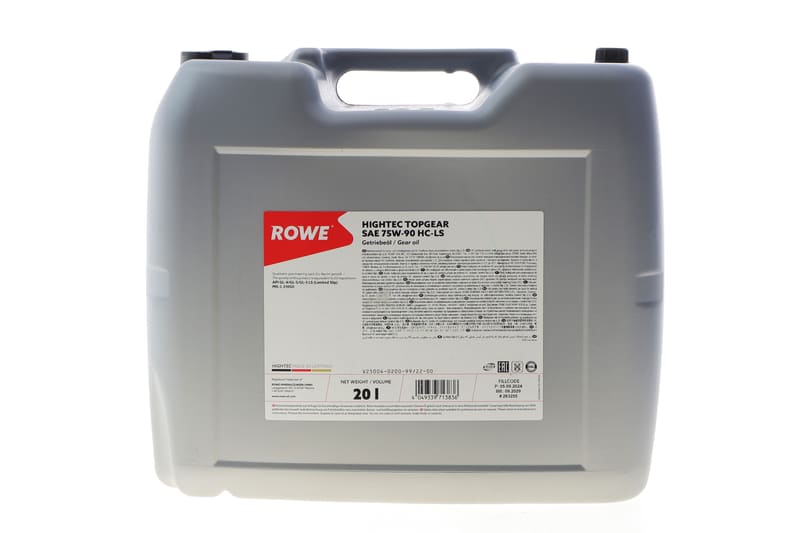 Олива 75W90 HIGHTEC TOPGEAR HC-LS (20L) (MIL-L 2105D) (API GL-4/GL-5/GL-5 LS) ROWE