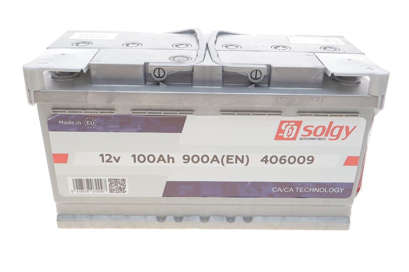 Акумуляторна батарея 100Ah/900A (353x175x190/+R) SOLGY