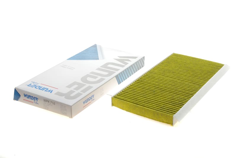 Фільтр салону MB A-class (W169)/B-class (W245) (вугільний) WUNDER FILTER