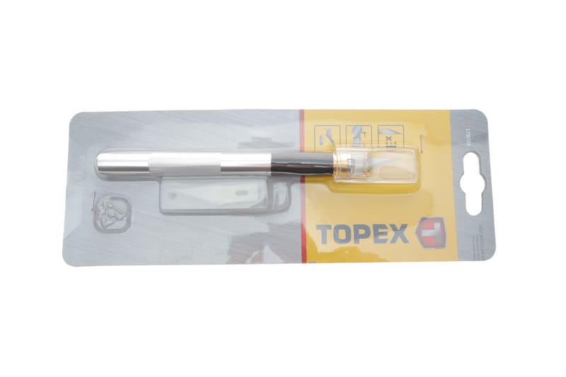 Нож моделиста (3 лезвия) TOPEX