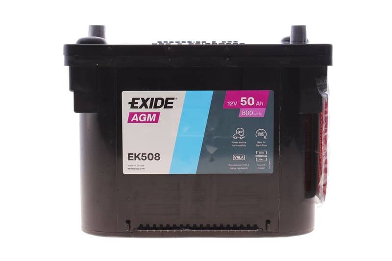 Акумуляторна батарея 50Ah/800A (260x173x206/+L/B7) (Start-Stop AGM) Orbital EXIDE