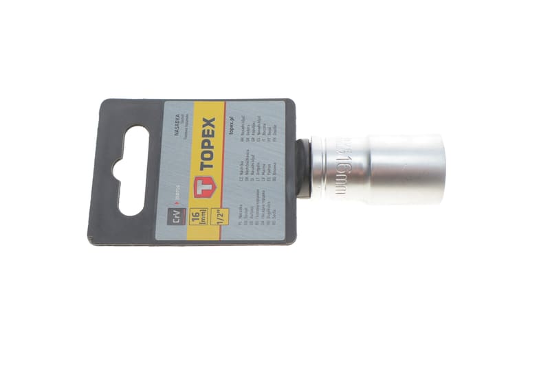 Головка торцевая 1/2" 16 мм TOPEX
