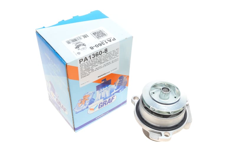 Помпа воды Audi/Seat/Skoda/VW Crafter/Caddy/T6/Passat/Golf 1.6/2.0TDI 13- (R/B 4PT)(7 лоп)(без датч) GRAF