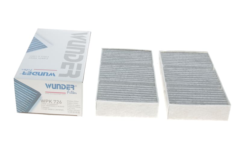 Фільтр салону MB M-class (W166) 11- (вугільний) WUNDER FILTER