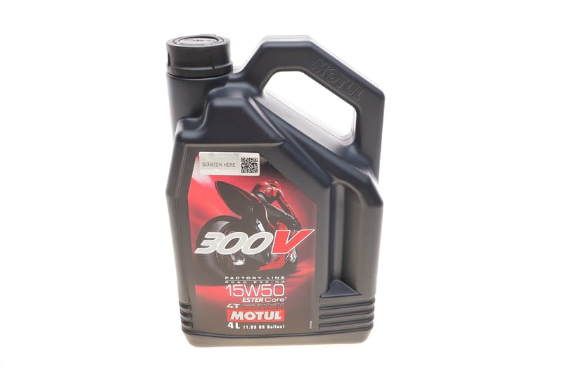 Масло 15W50 300V 4T Factory Line Road Racing (4L) (104129) MOTUL