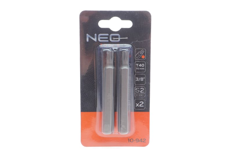 (к-кт 2 шт) Бита 3/8" Torx T40 75 мм NEO TOOLS