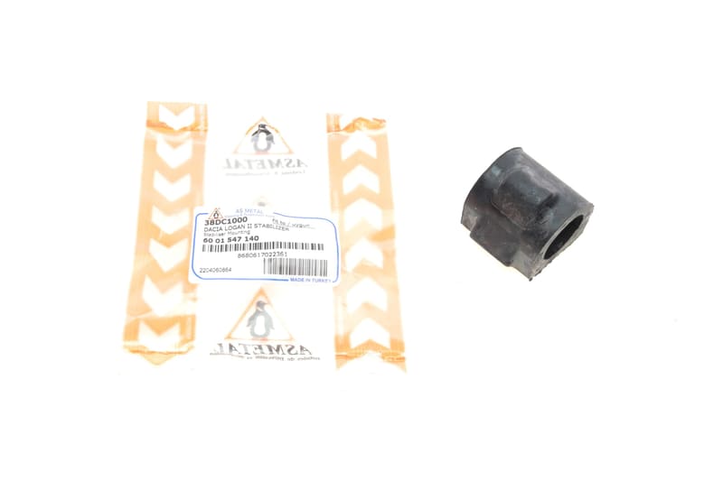 Втулка стабилизатора (переднего/внутренняя) Renault Logan/Sandero 04- (d=24mm) ASMETAL
