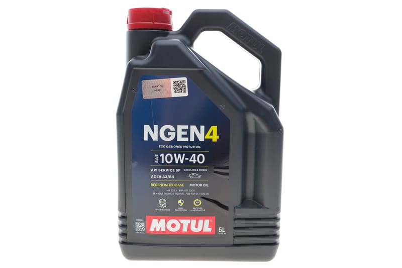 Масло 10W40 NGEN 4 (5L) (MB 229.3/RN0710/RN0700/PSA B71 2300/VW 501 01/505 00) (113059) MOTUL