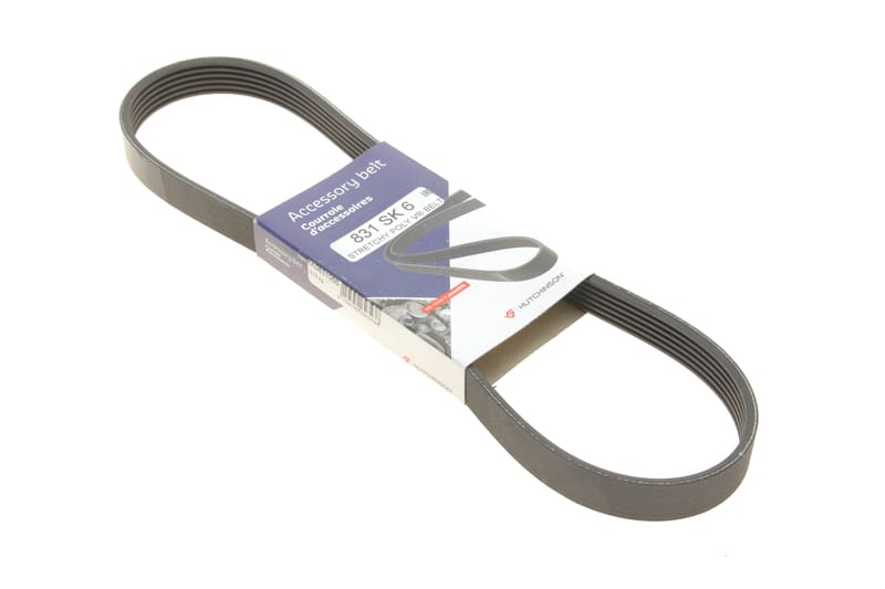 Ремінь генератора Ford Transit 2.0Di/TDCi 00- (-AC) (6PK831) HUTCHINSON