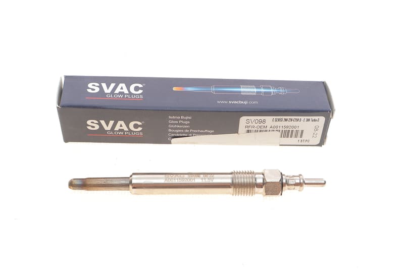 Свеча накала MB C-class (W202)/E-class (W124) 2.0-3.0TD 93-01 (11.5V) SVAC