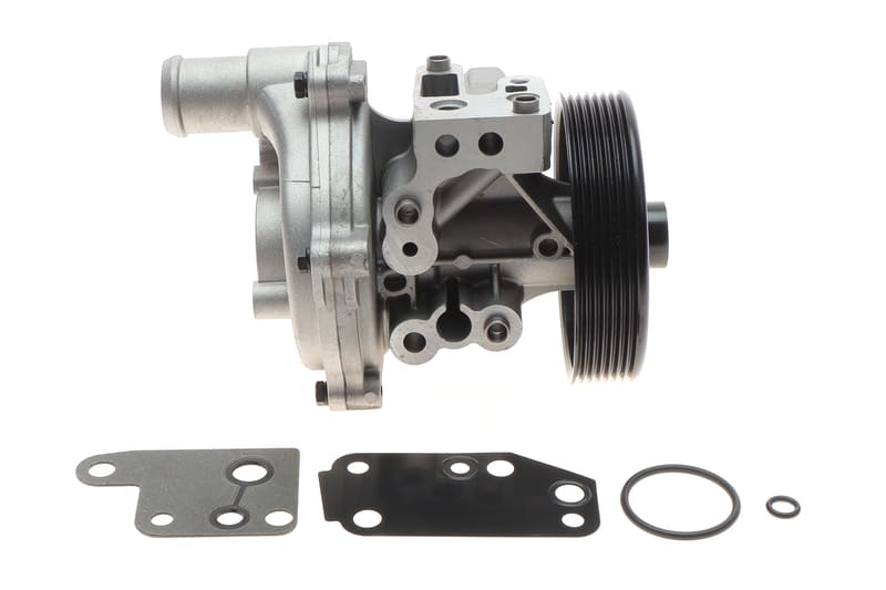 Помпа воды Ford Transit VIII 2.4TDCi RWD 06-14 (R/B) (8 лоп.) (7 кан.) (с корпусом) GRAF