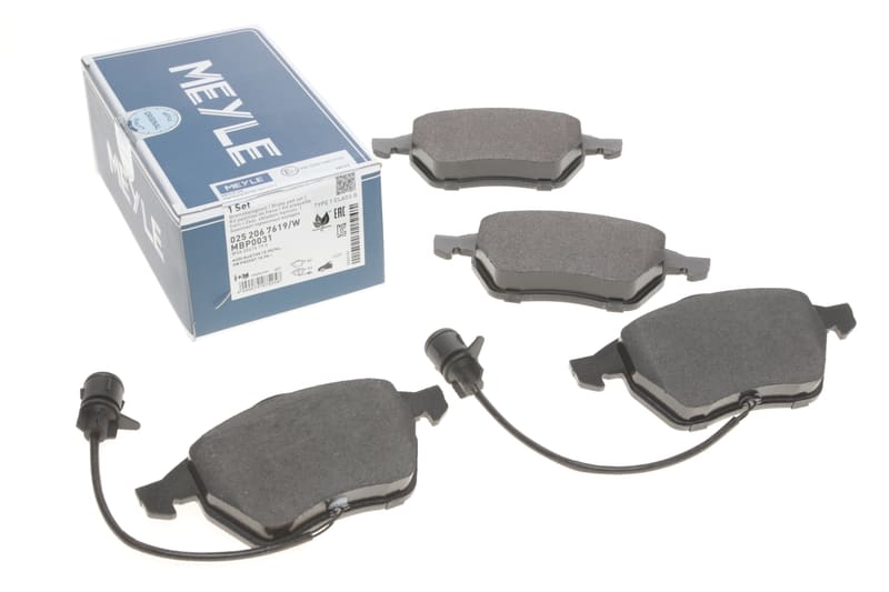 Колодки тормозные (передние) Audi 100 91-94/A6 94-97 (с датчиками) MEYLE