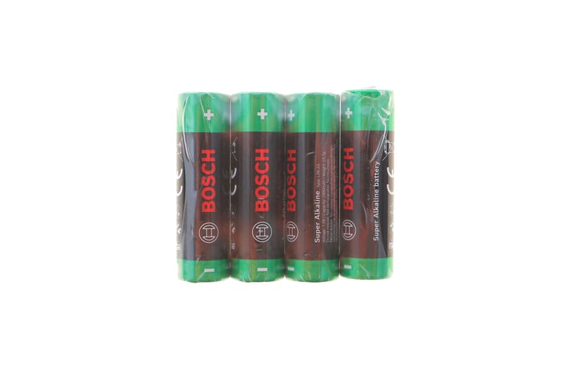 Батарейки Bosch Super Alkaline AA (LR6) 1.5V / LR6SA4F/00 (к-кт 4шт) BOSCH