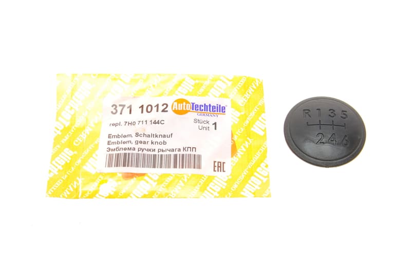 Накладка ручки КПП 1-6/R VW T5 03- (black) AUTOTECHTEILE