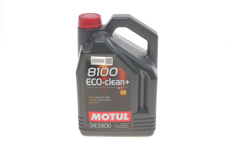 Олива 5W30 ECO-clean+ 8100 (5L) (Ford WSS M2C 934B) (101584) MOTUL